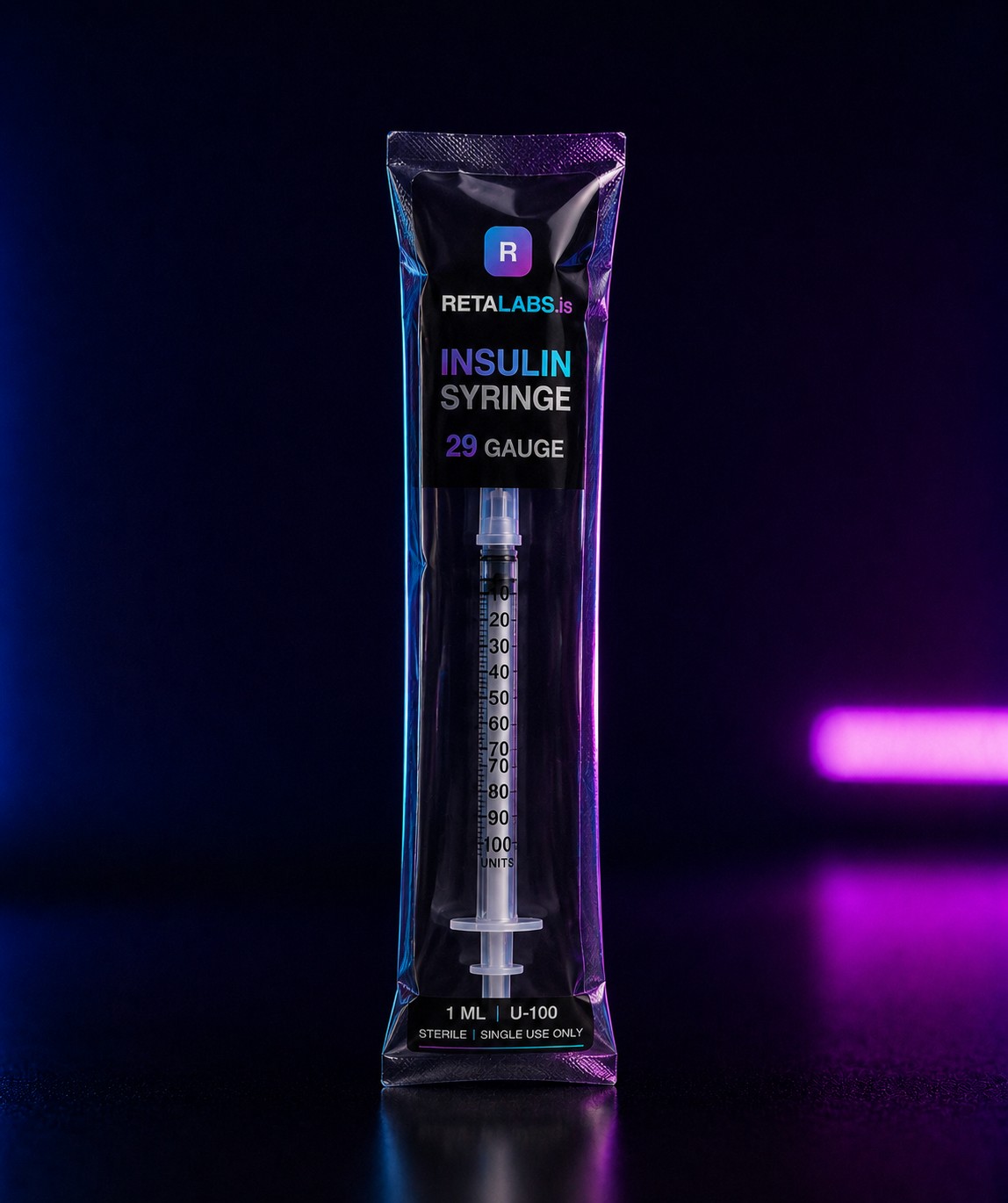 Insulin Syringe 29 gauge single research peptide Australia